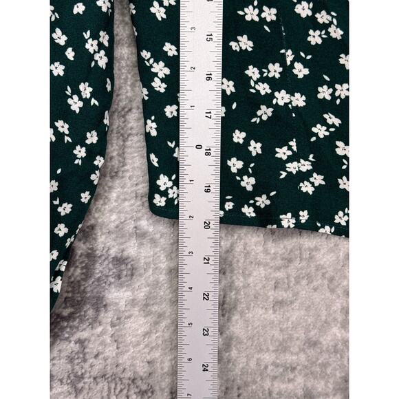 Reformation Green Floral Blouse - Picture 6 of 8
